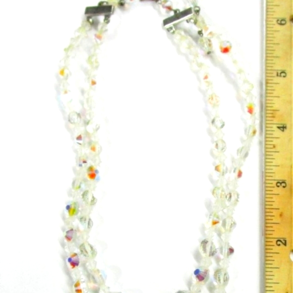Vintage Set Iridescent Crystal Jewelry - Picture 7 of 7